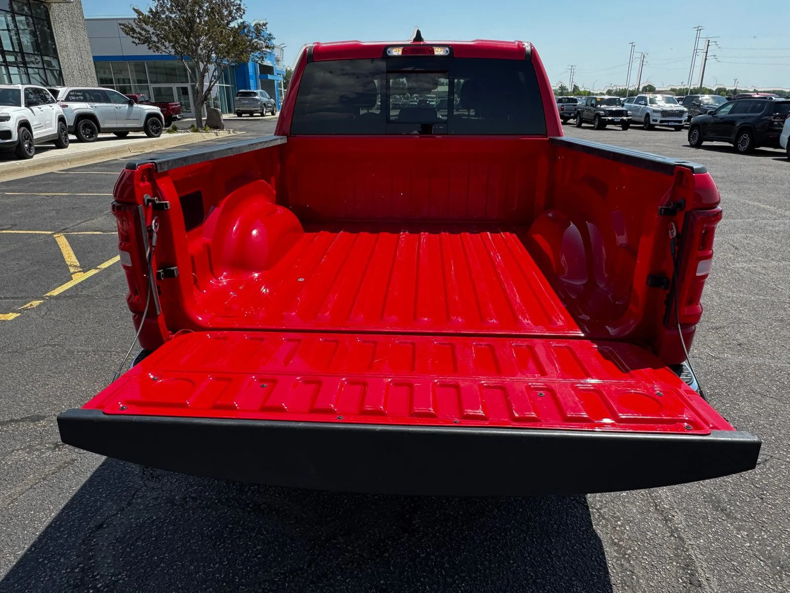 Used 2025 Flame Red Clearcoat Ram Big Horn/Lone Star image 10