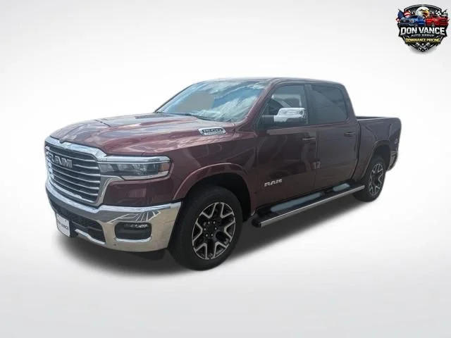 New 2026 Delmonico Red Pearl-Coat Exterior Paint RAM Laramie image 1