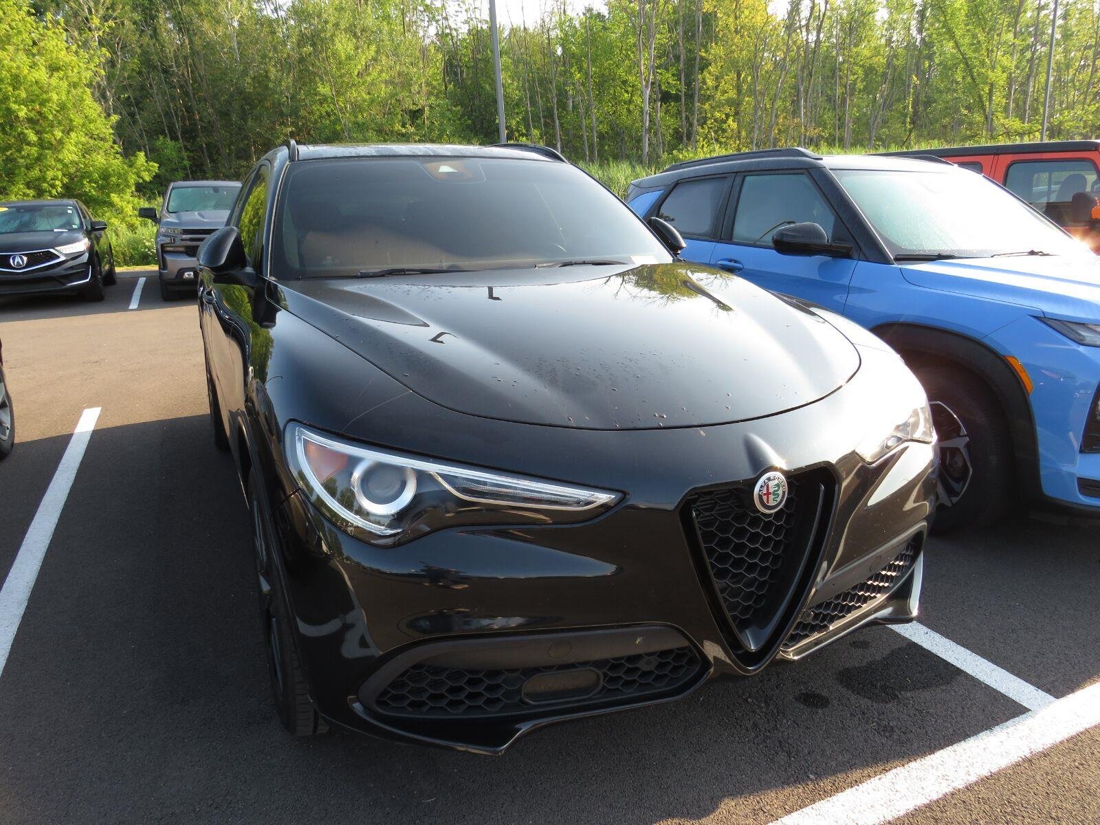Used 2021 Vulcano Black Metallic Alfa Romeo Ti Sport image 3
