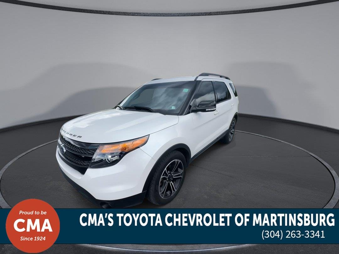 Used 2015 White Platinum Metallic Tri-Coat Ford Sport image 4