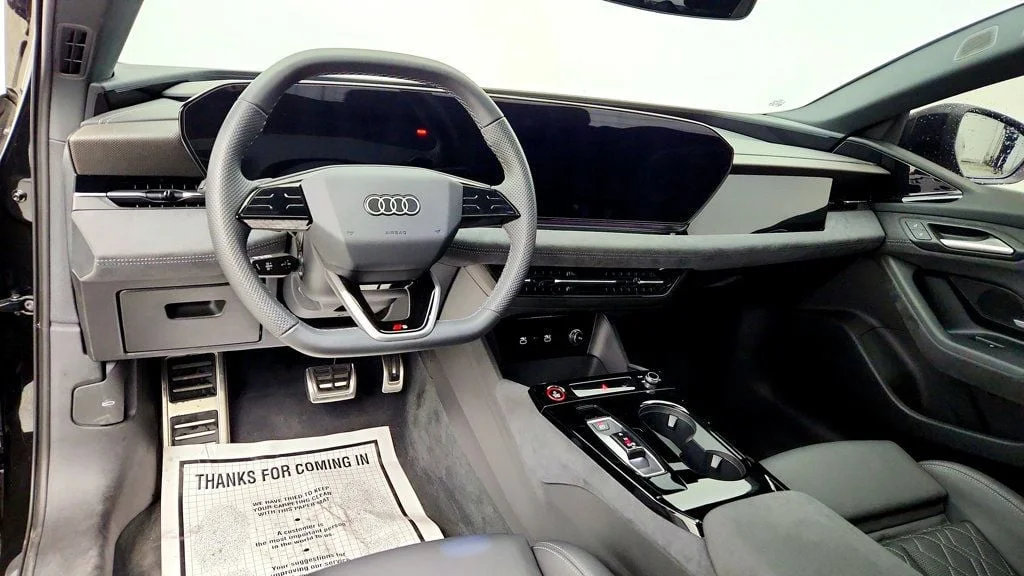 Used 2025 Mythos Black Metallic Audi Premium Plus quattro w/ Black Optic Pkg & S Beam image 13