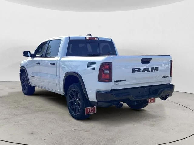 New 2026 Bright White Clearcoat Ram LARAMIE CREW CAB 4X4 5