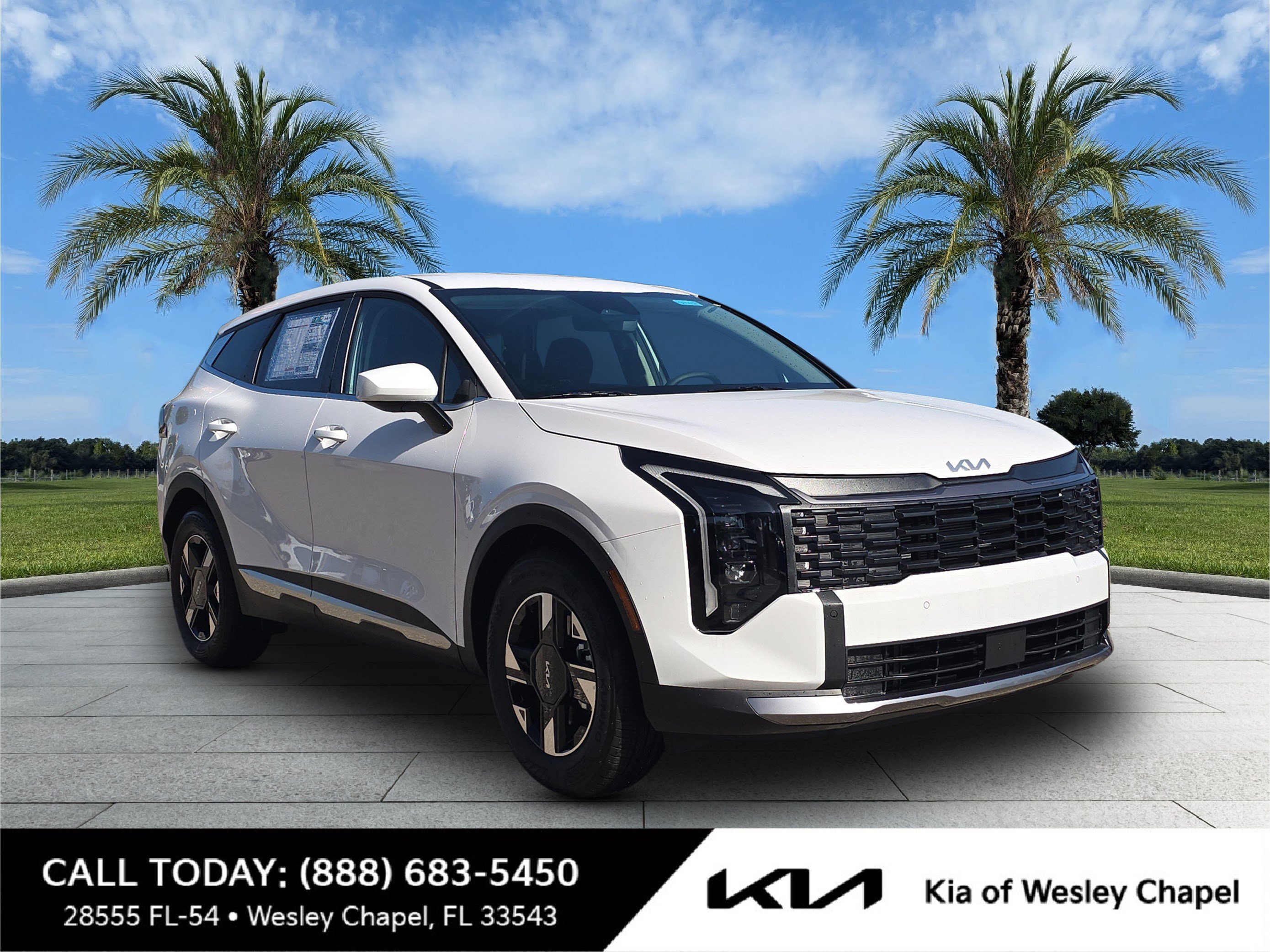 New 2026 Glacial White Kia LX image 1