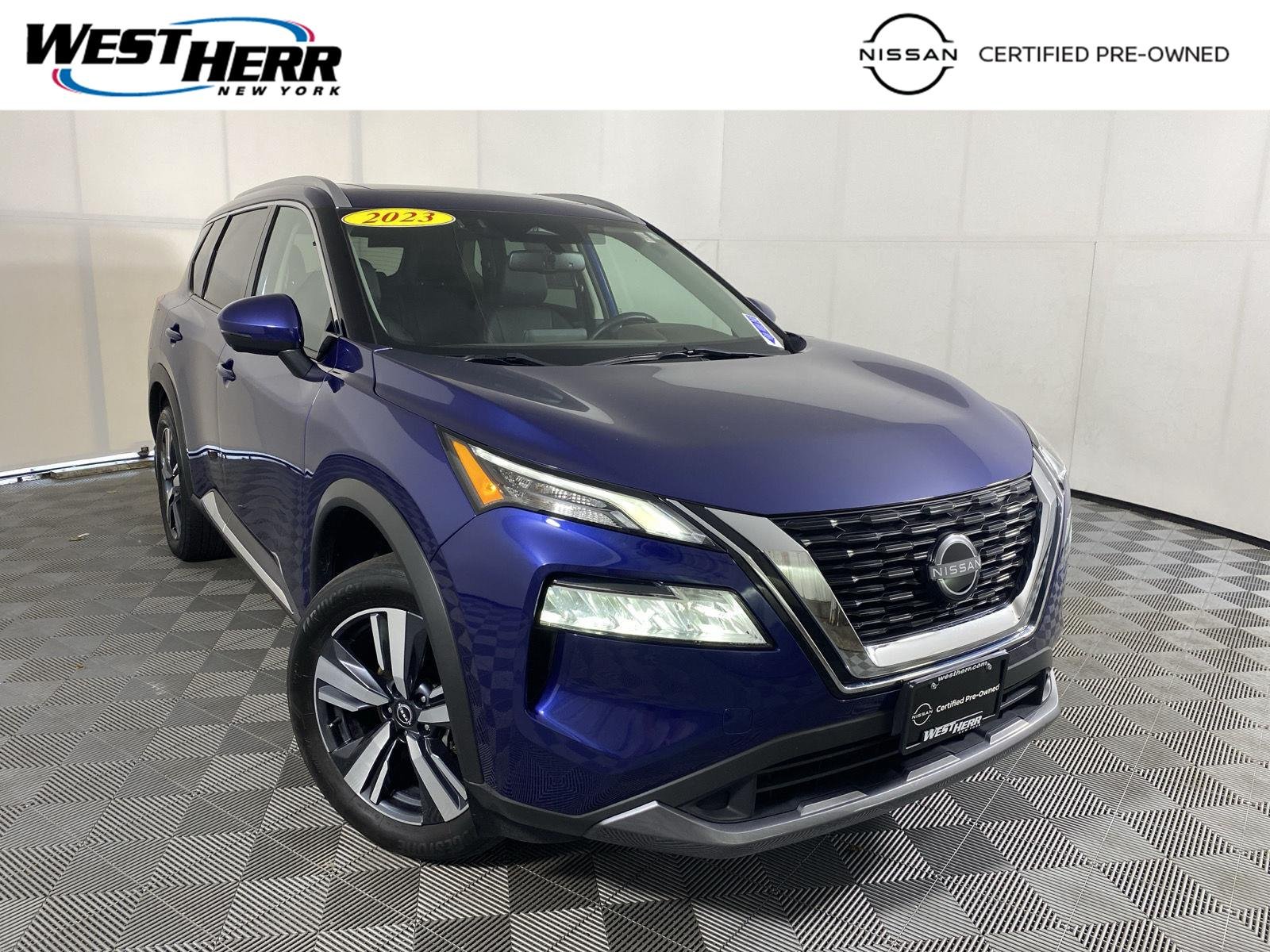 Certified Used 2023 Caspian Blue Metallic Nissan SL image 1