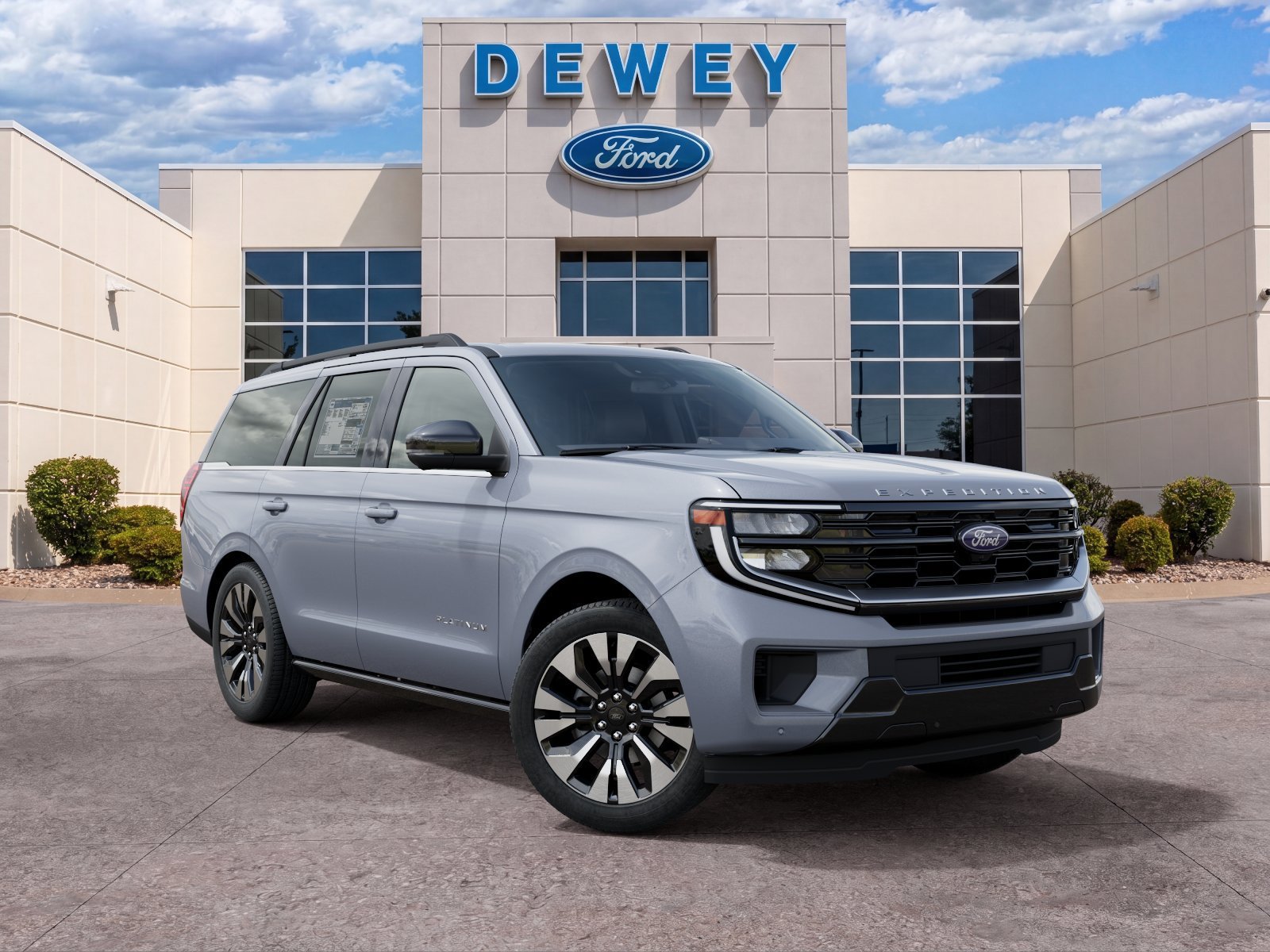 New 2027 Glacier Gray Metallic Tri-Coat Ford Platinum image 4