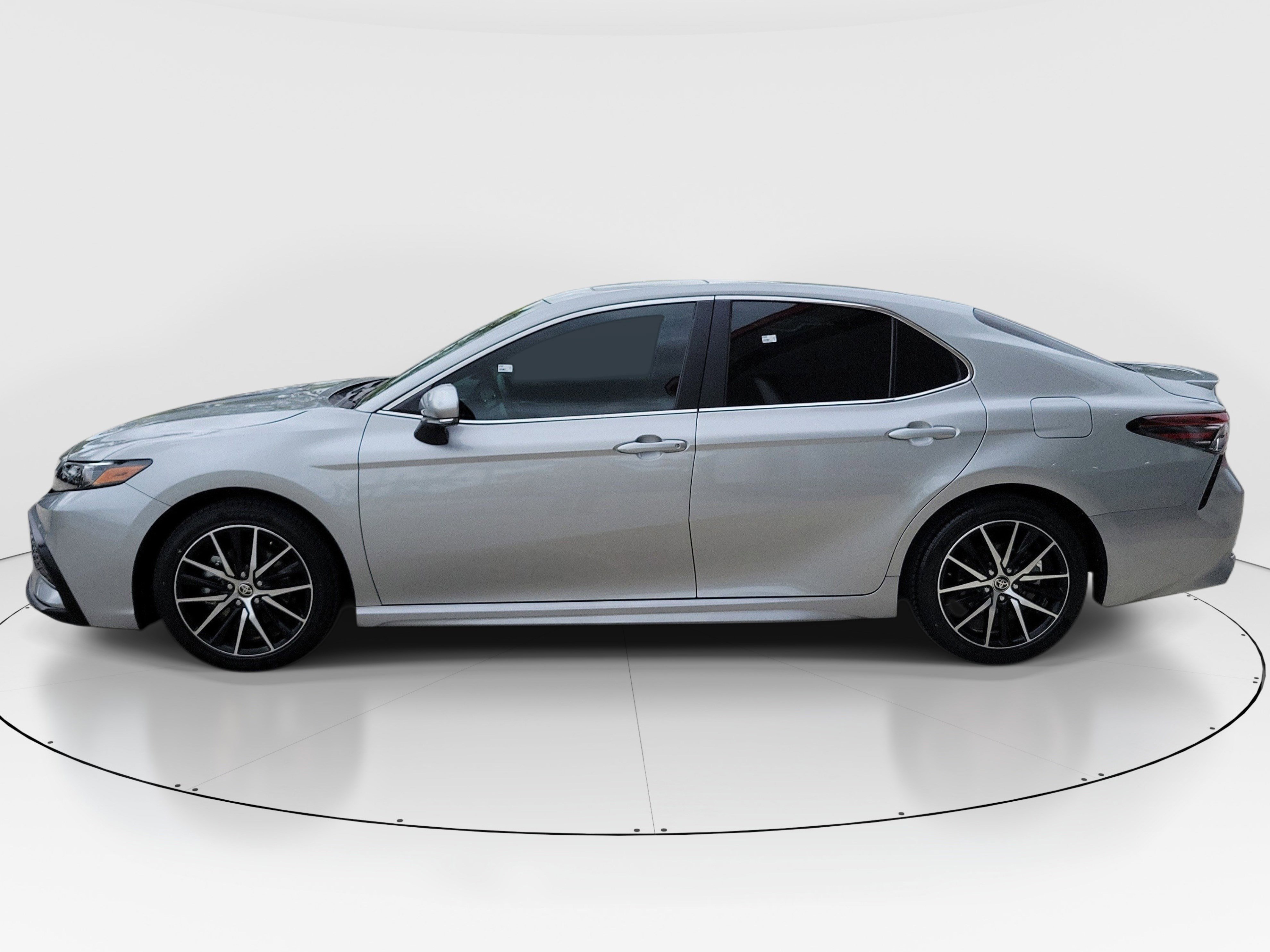 Used 2024 Celestial Silver Metallic Toyota SE image 4