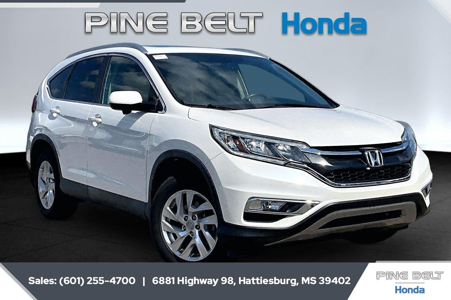 Used 2016 White Diamond Pearl Honda EX-L image 1