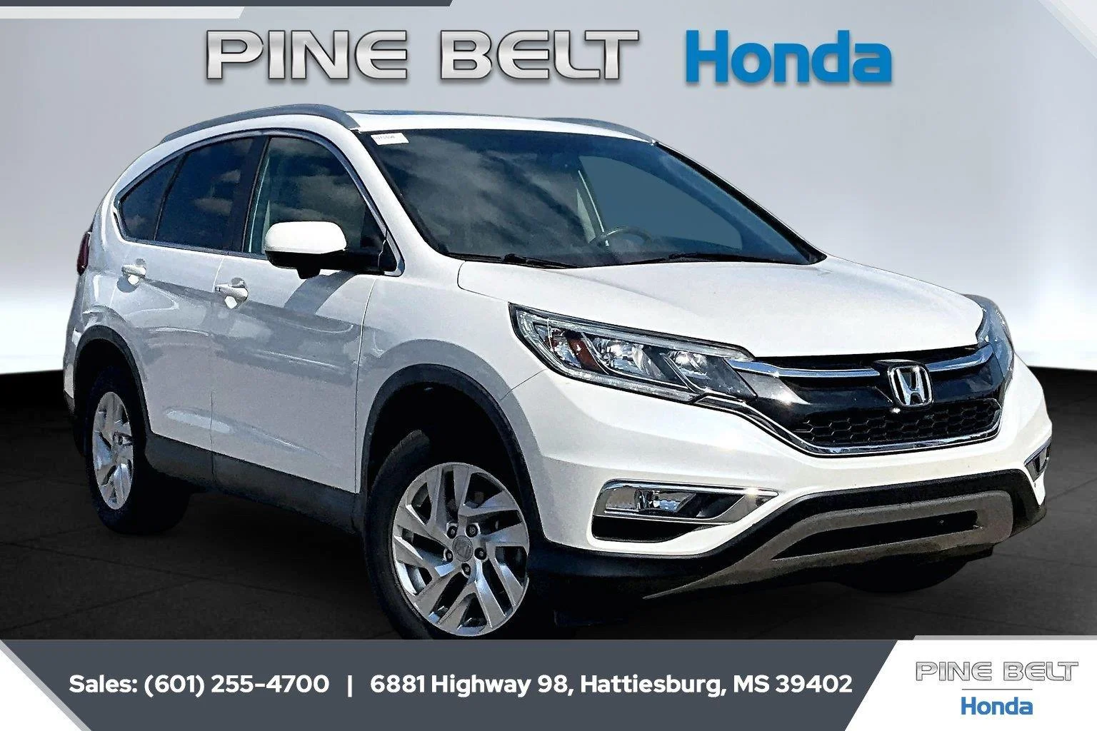 Used 2016 White Diamond Pearl Honda EX-L image 1