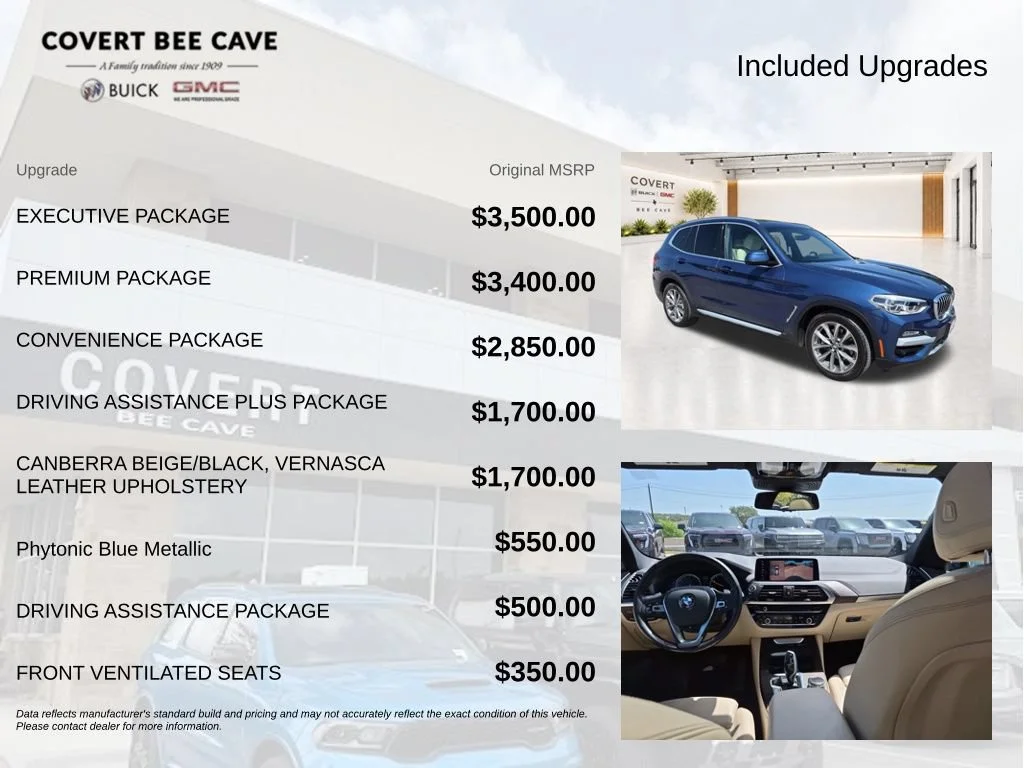 Used 2019 Blue BMW xDrive30i image 12
