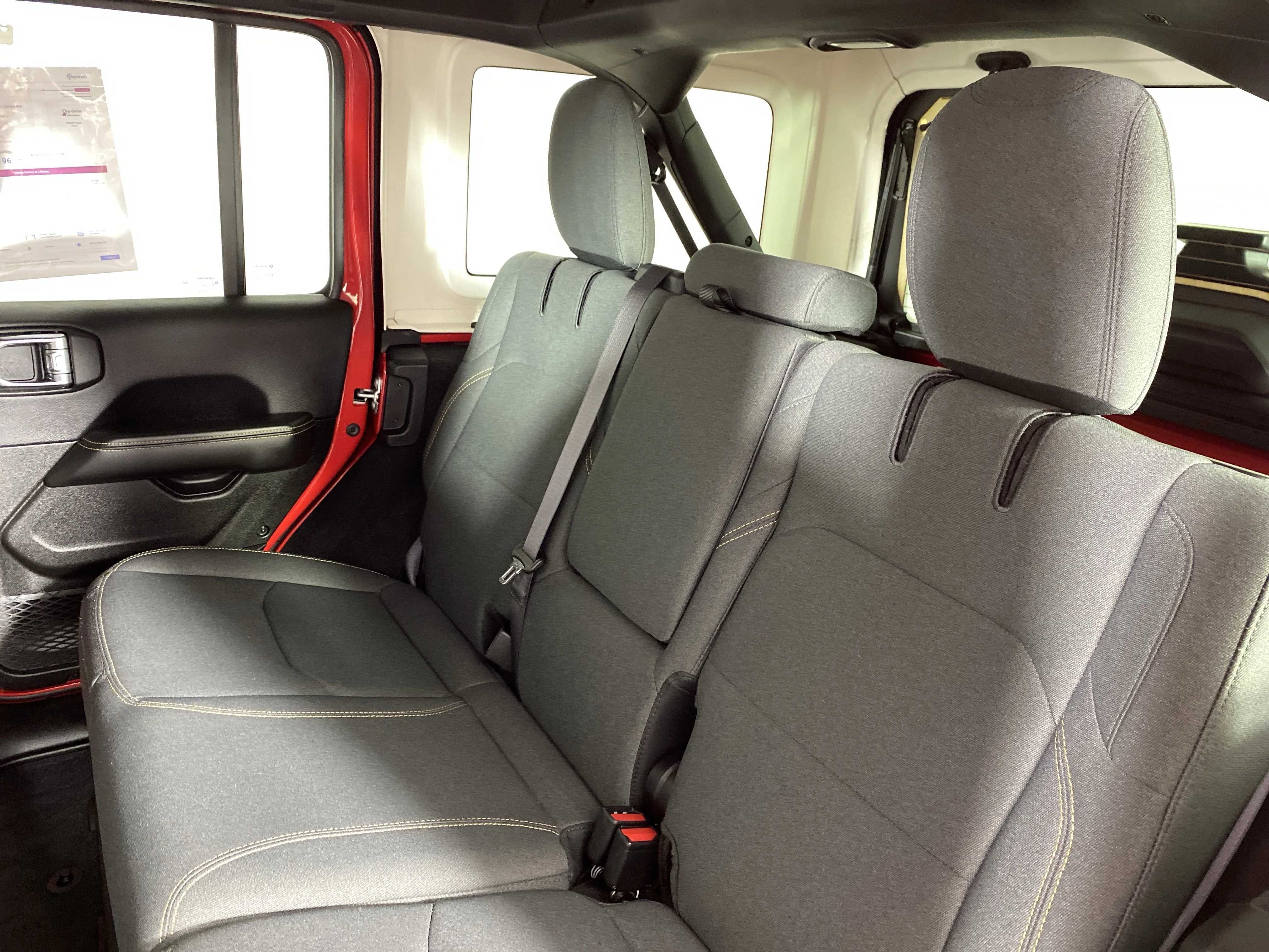 Used 2025 Firecracker Red Clearcoat Jeep Sahara image 32