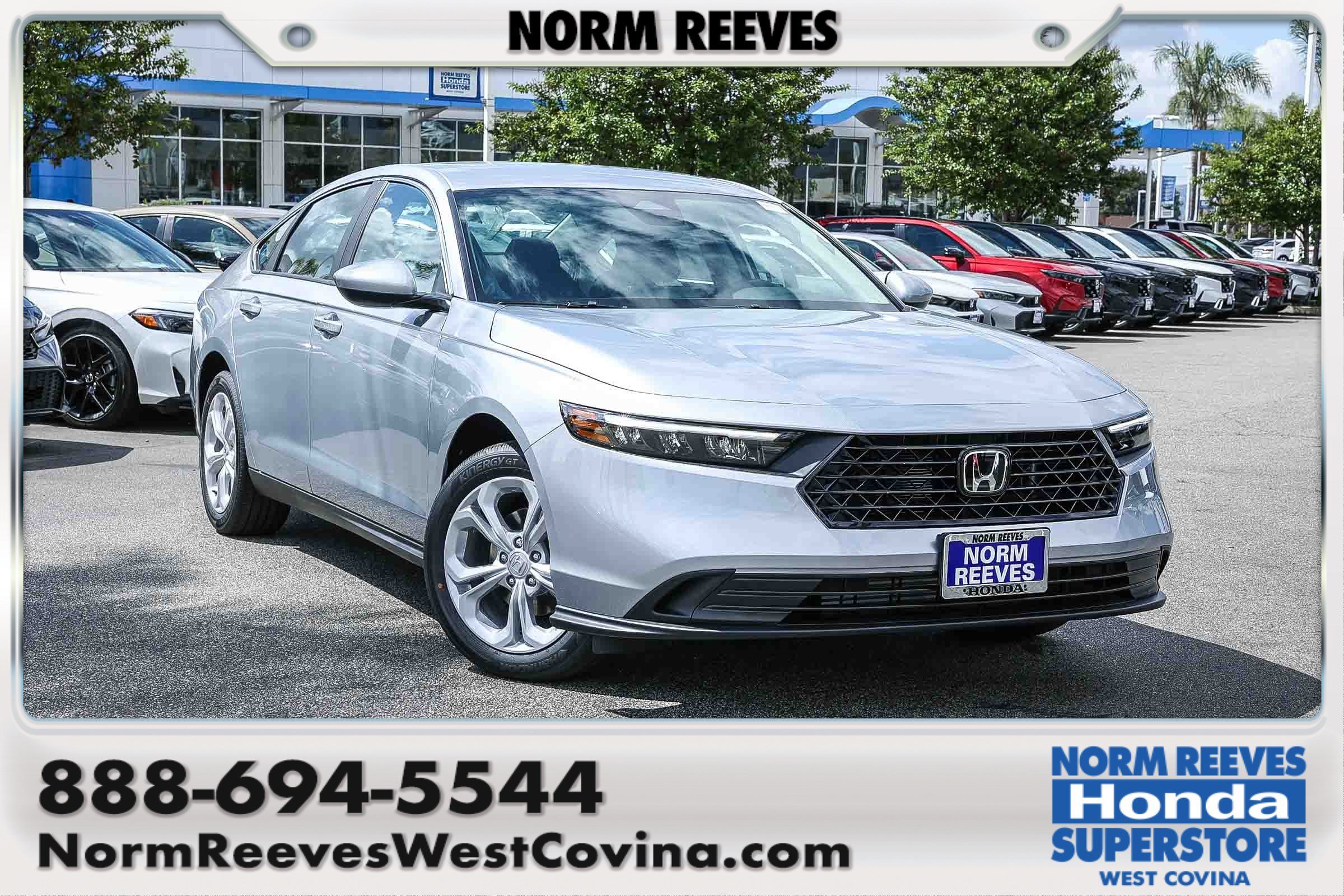 New 2026 Solar Silver Metallic Honda LX CVT image 1