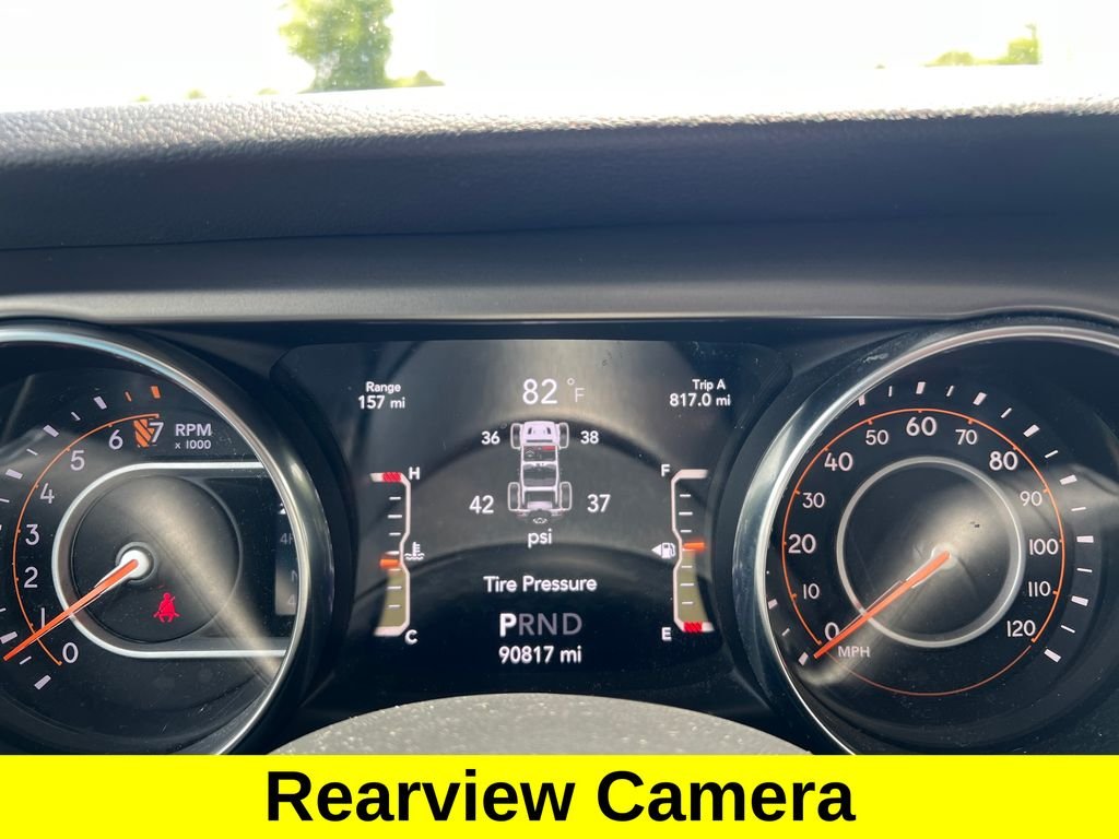 Used 2019 Ocean Blue Metallic Jeep Unlimited Sport S image 4