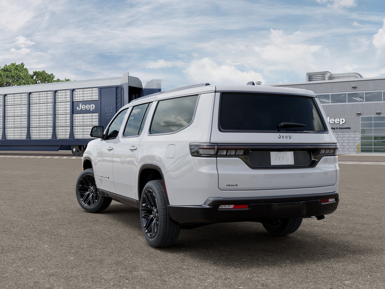 New 2026 Bright White Clear-Coat Exterior Paint Jeep Grand Wagoneer image 3
