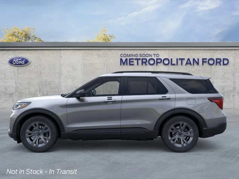New 2026 Carbonized Gray Metallic Ford Active image 3
