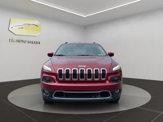 Used 2016 Deep Cherry Red Crystal Pearlcoat Jeep Limited image 2