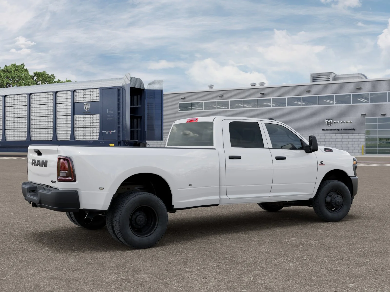New 2026 Bright White Clear-Coat Exterior Paint RAM TRADESMAN image 2