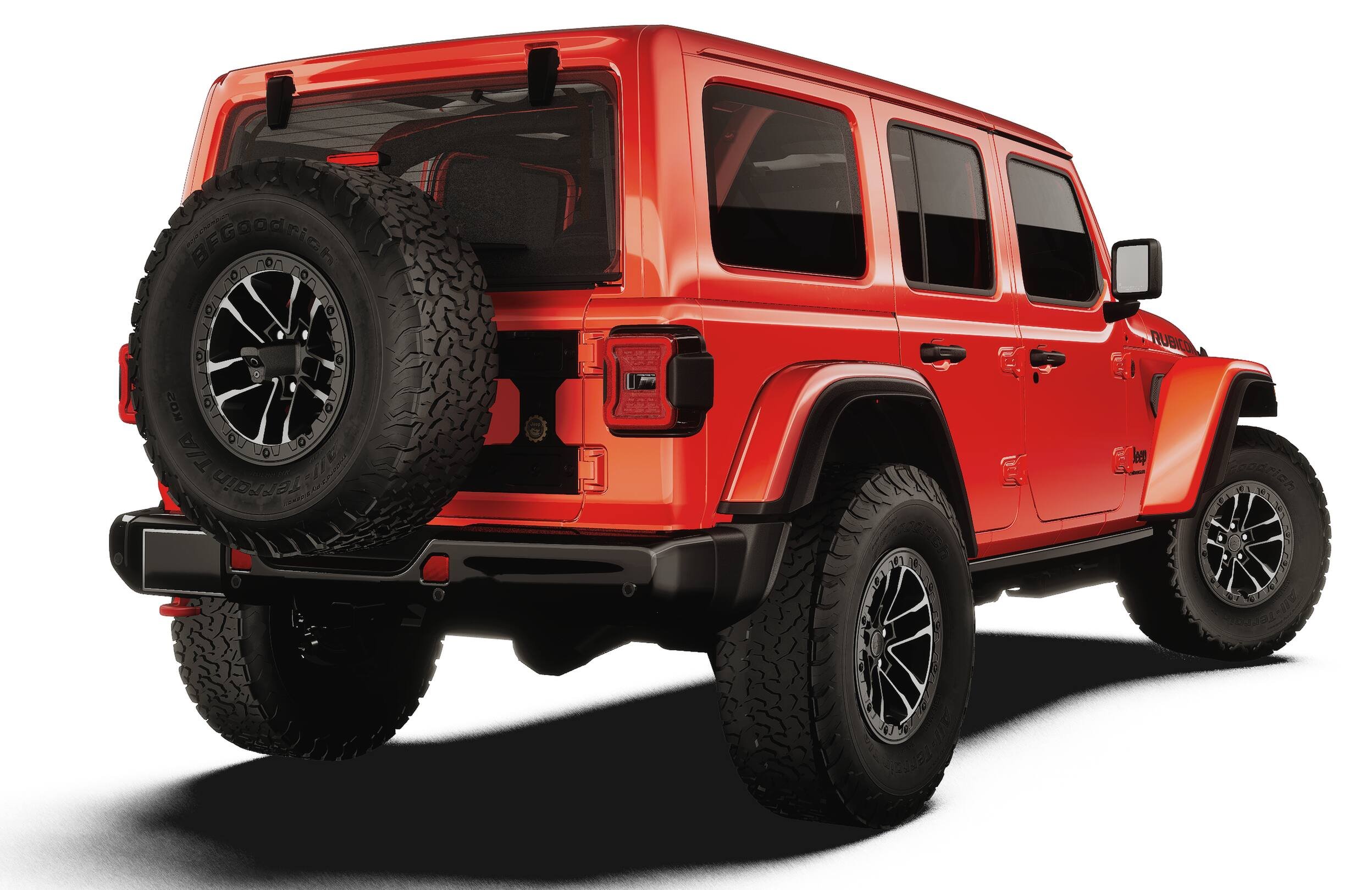 New 2027 Firecracker Red Clear-Coat Paint Jeep Rubicon image 28