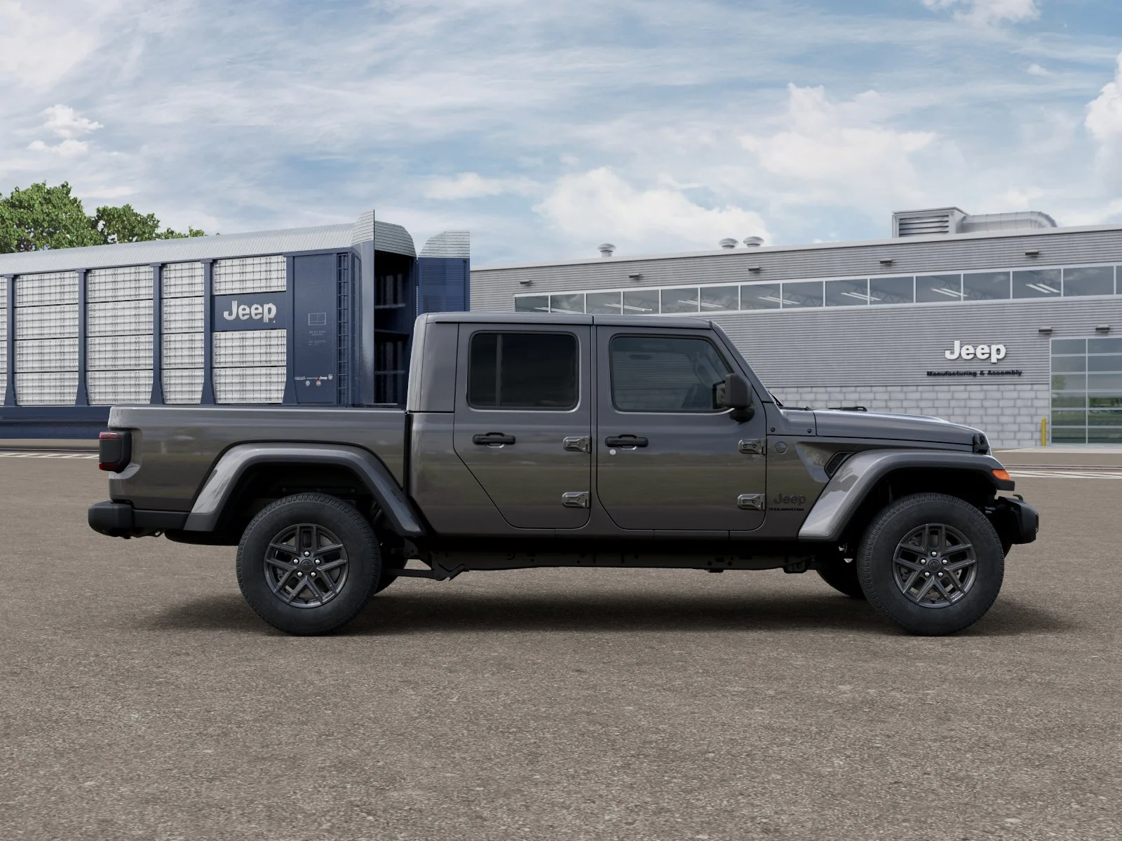 New 2026 Granite Crystal Metallic Clear-Coat Exterior Paint Jeep Sport S image 33