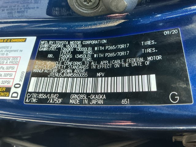 Certified Used 2021 Blue Toyota SR5 Premium image 25