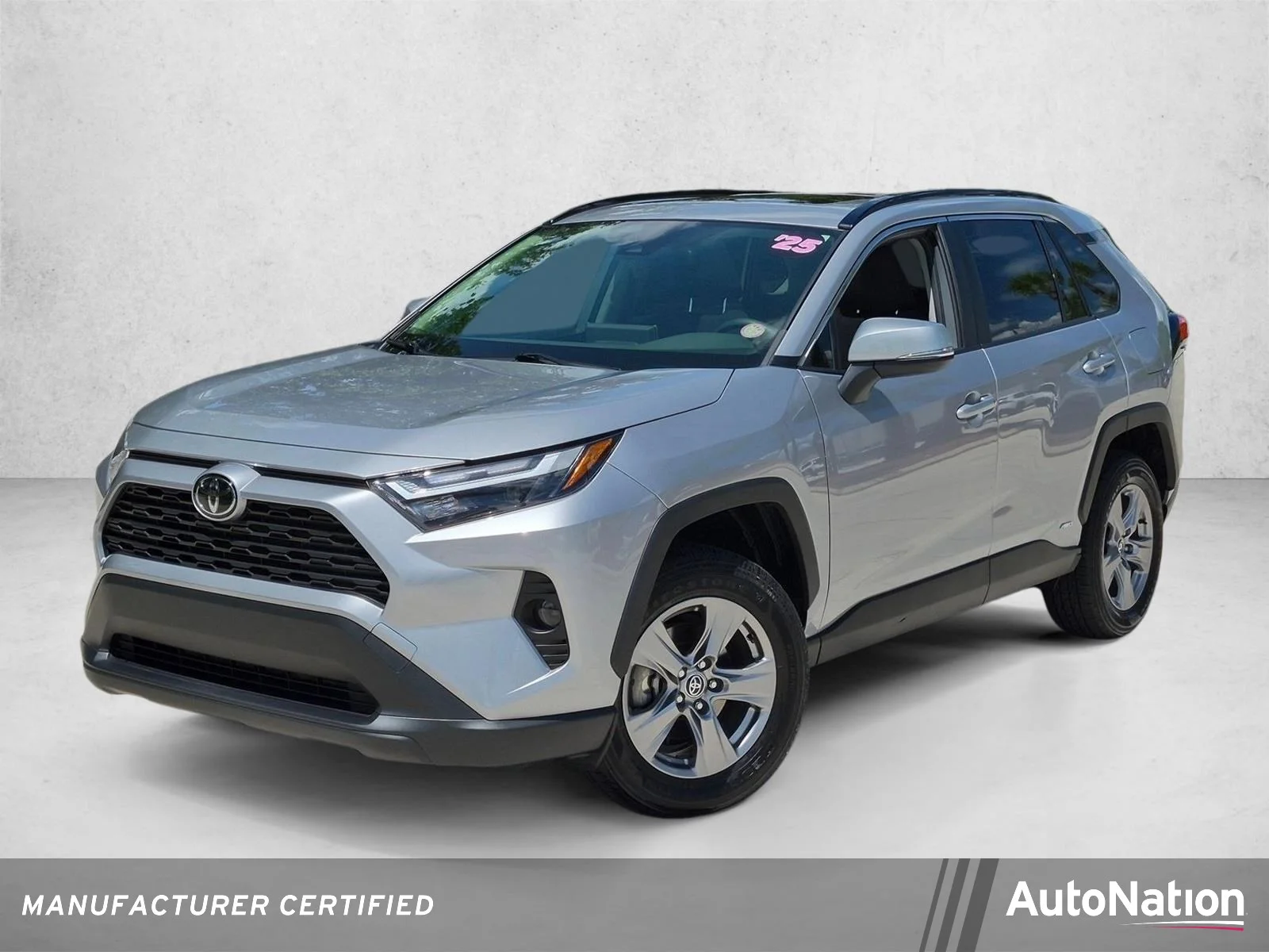 Used 2025 Silver Sky Metallic Toyota Hybrid XLE image 1