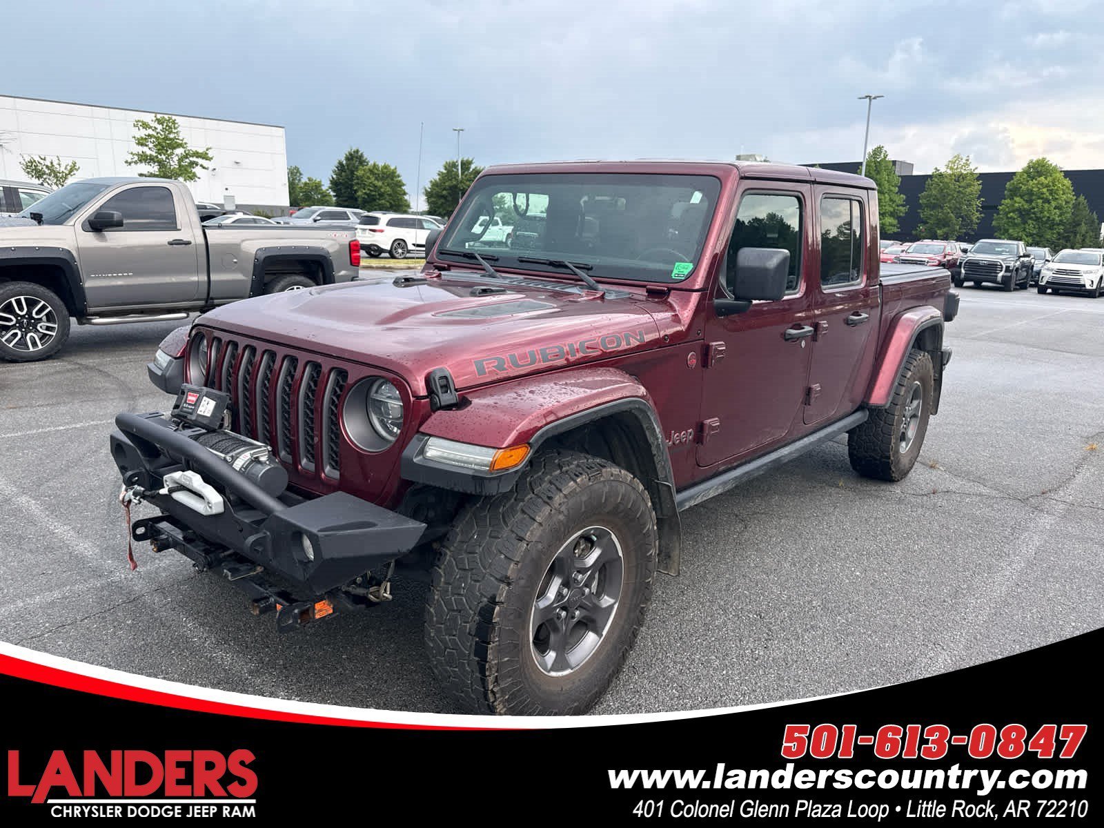 Used 2021 Snazzberry Pearlcoat Jeep Rubicon image 1