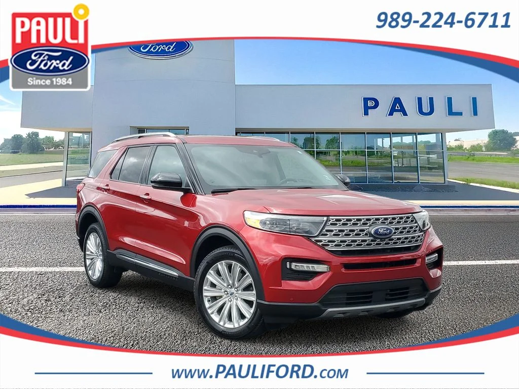 Certified Used 2024 Rapid Red Metallic Tinted Clearcoat Ford Limited image 1