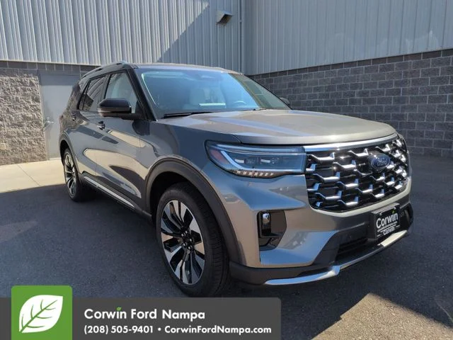 New 2026 Carbonized Gray Metallic Ford Platinum image 1