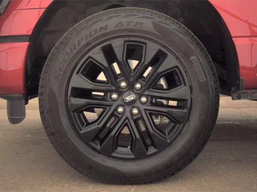 Certified Used 2025 Rapid Red Metallic Tinted Clearcoat Ford XLT image 8