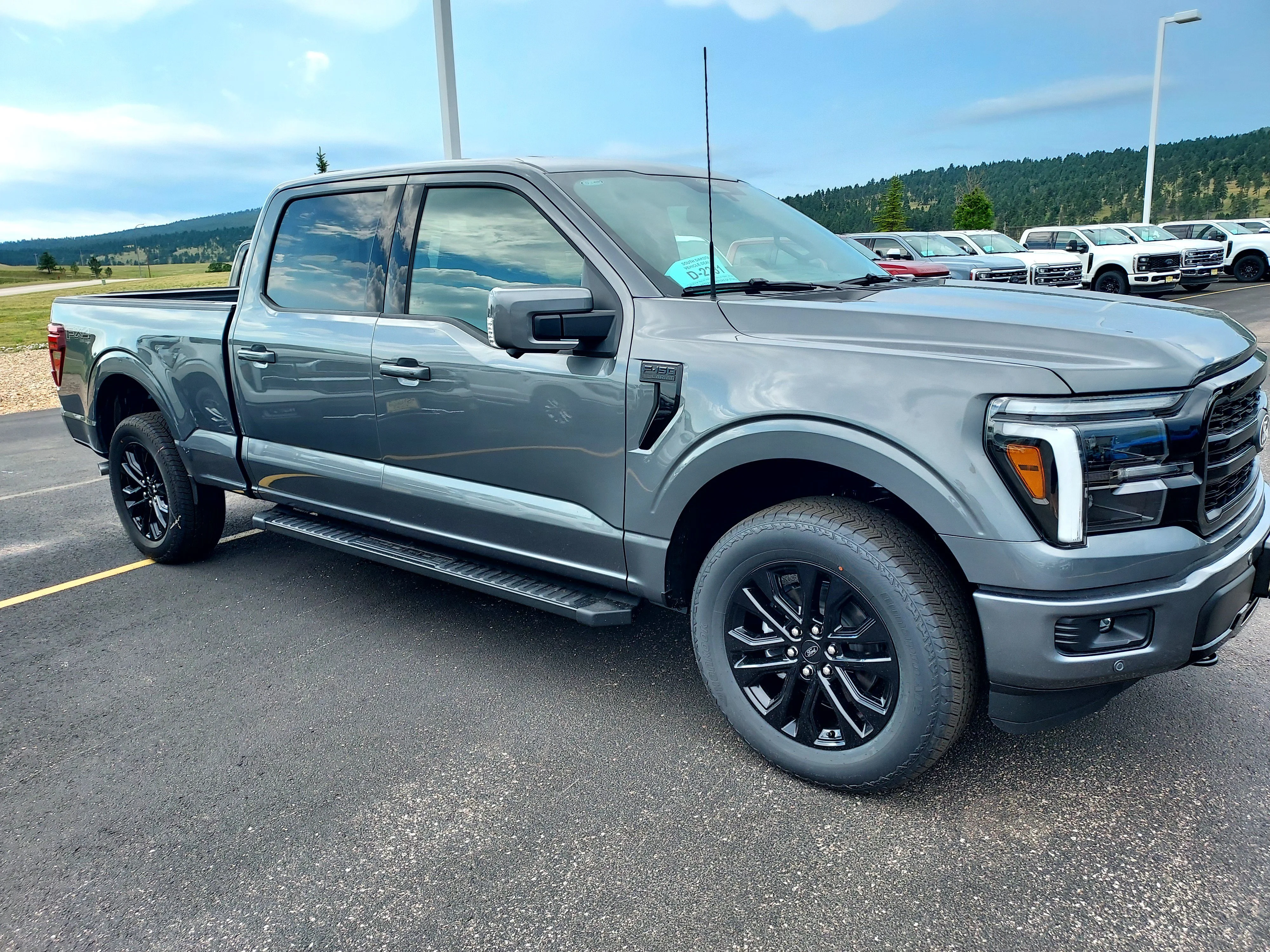 New 2026 Carbonized Gray Metallic Ford LARIAT image 11
