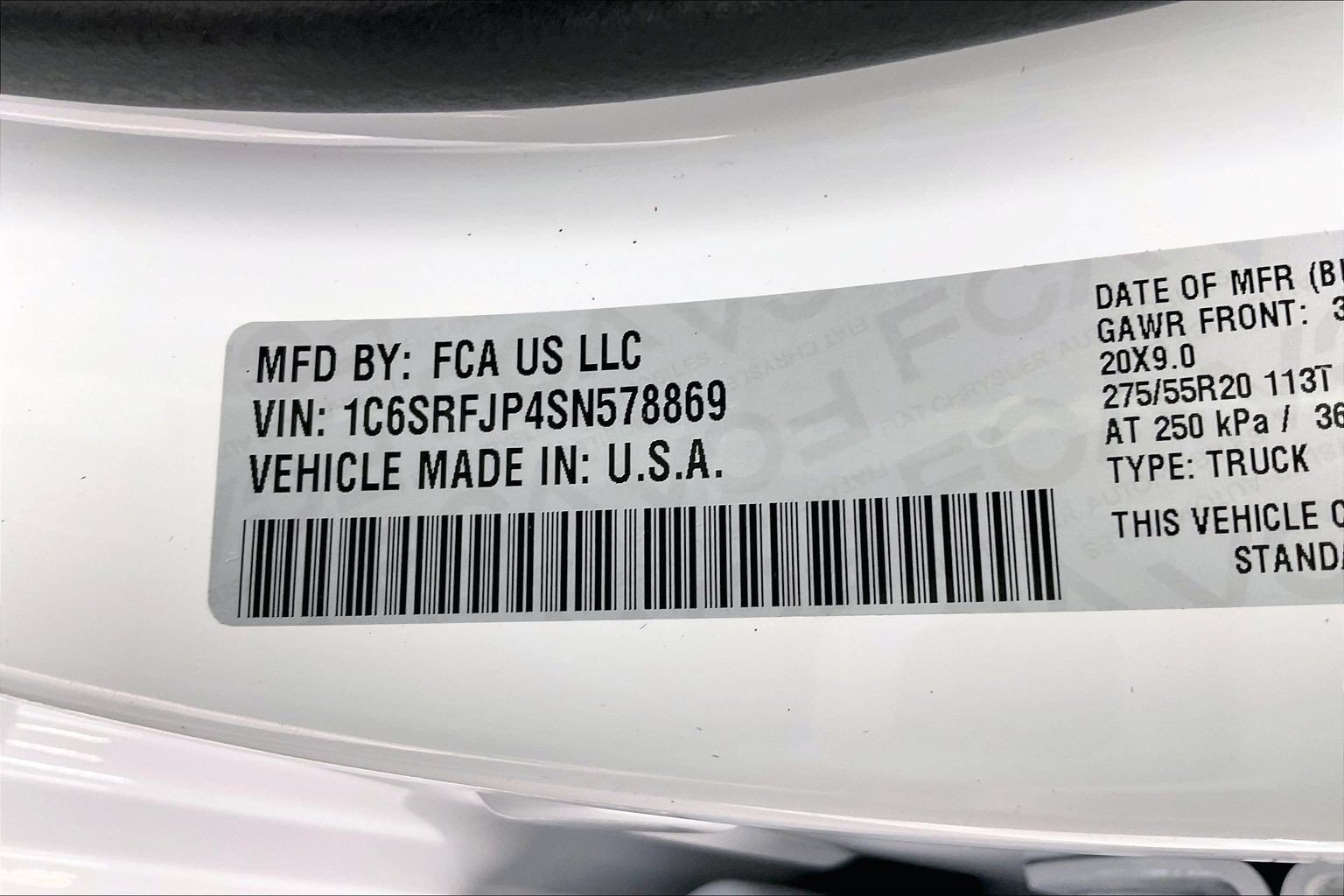 Used 2025 Bright White Clearcoat Ram Laramie image 35
