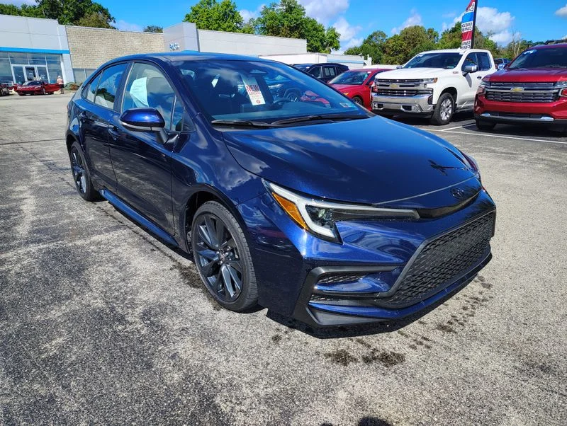 Used 2024 Blue Toyota SE image 3
