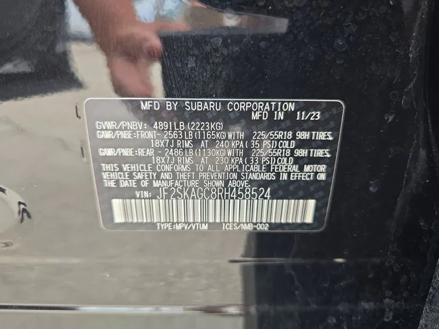 Used 2024 Black Subaru Sport image 30