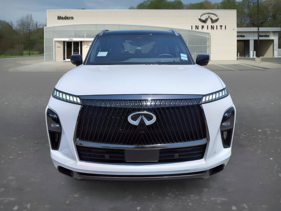 Certified Used 2026 Radiant White/Black Obsidian INFINITI AUTOGRAPH image 2