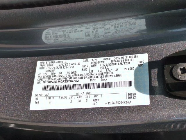 Used 2024 Gray Ford Limited image 38