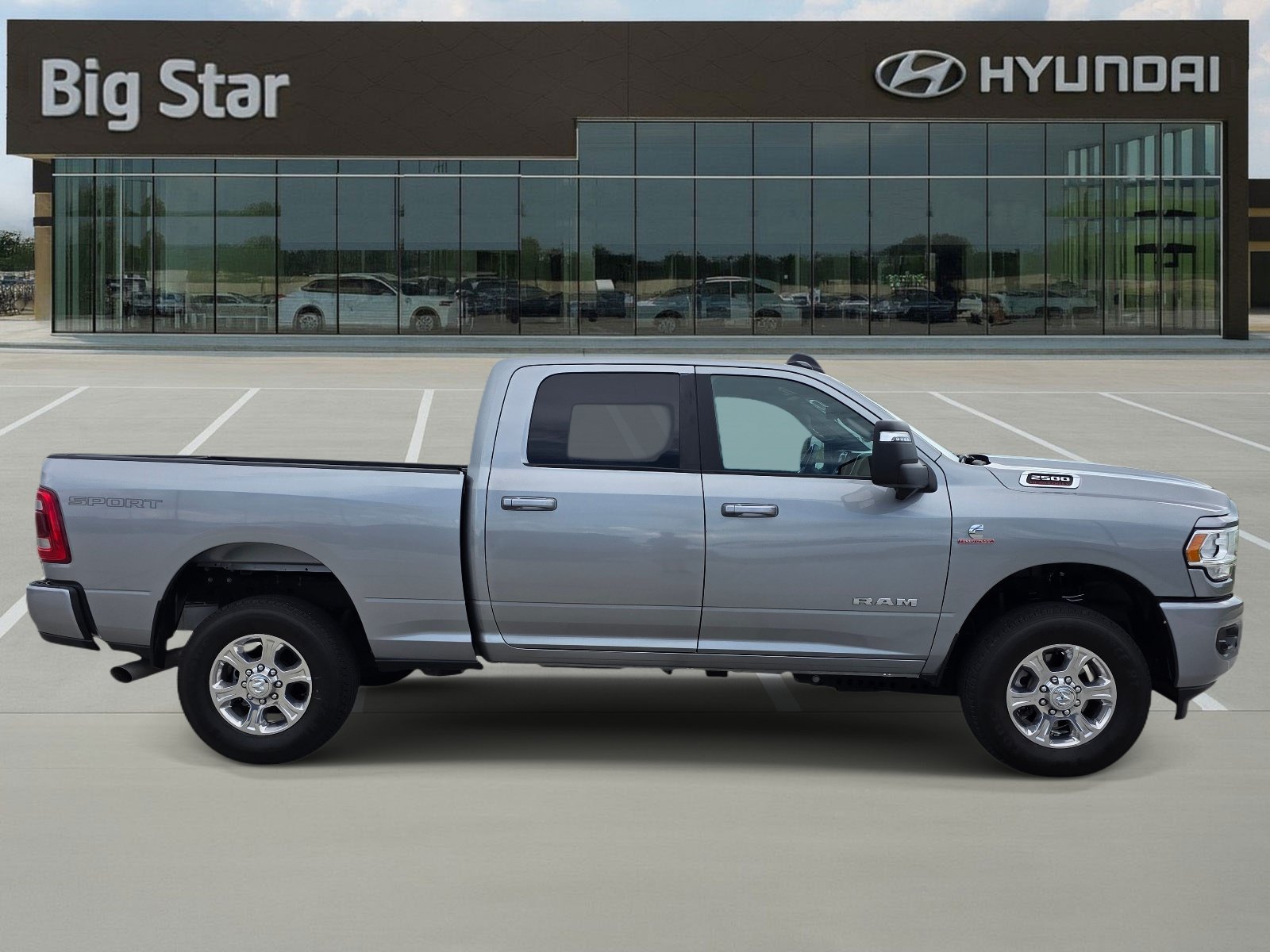Used 2024 Billet Silver Metallic Clearcoat Ram Big Horn image 5