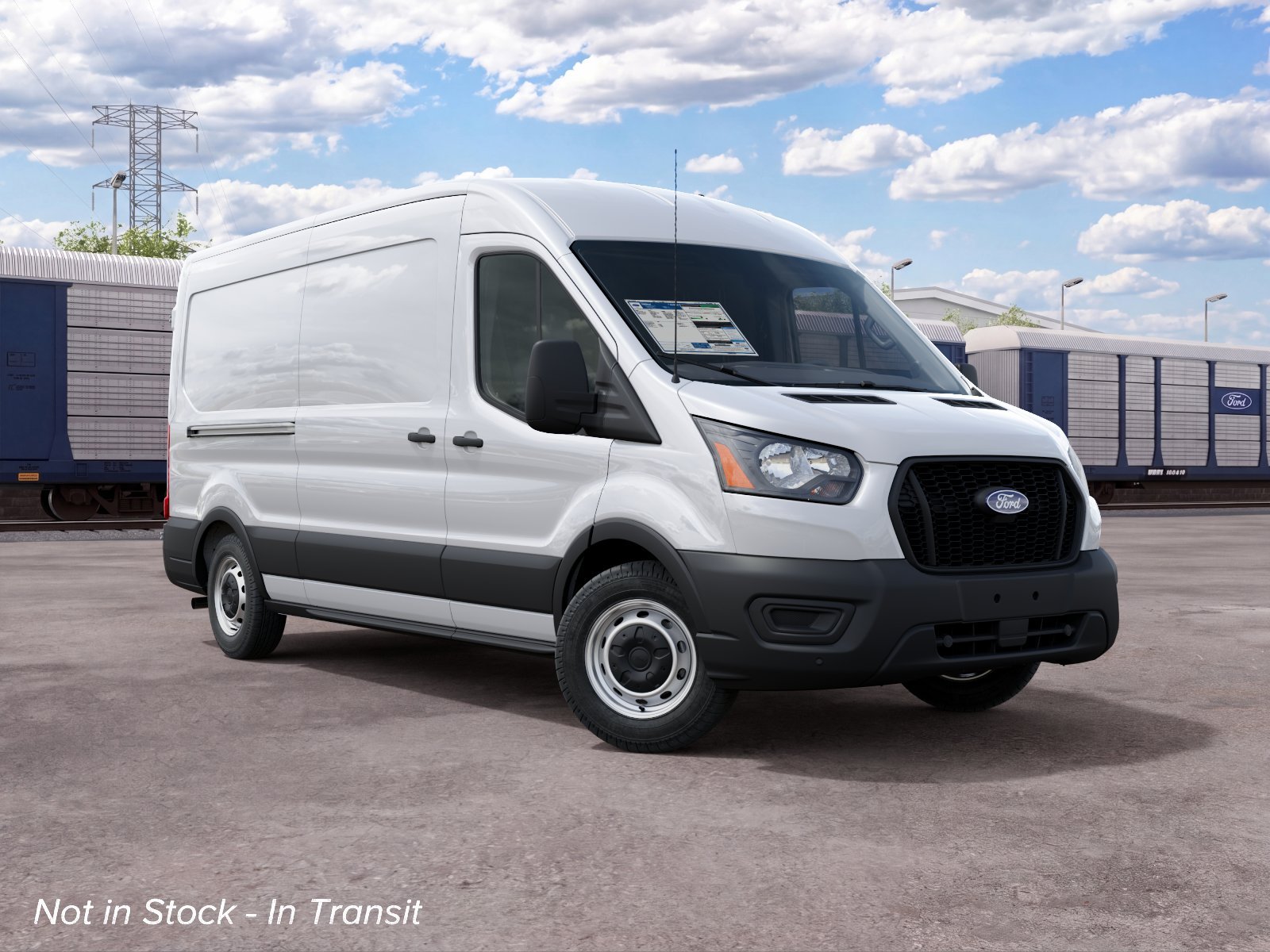 New 2027 Oxford White Ford Cargo Van image 4