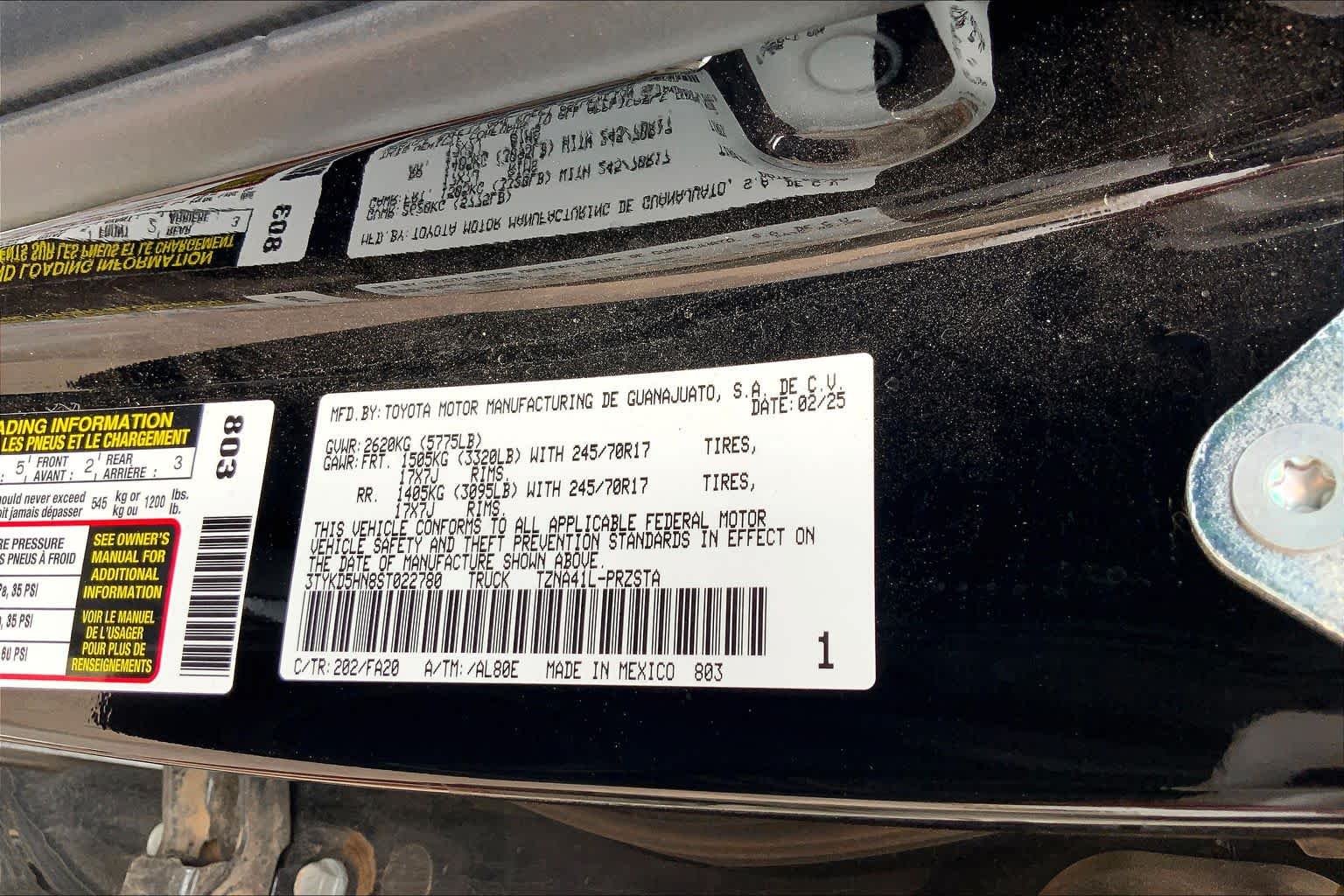 Used 2025 Black Toyota SR image 37