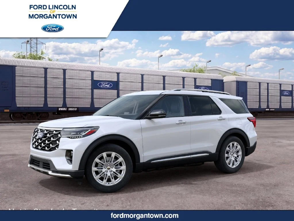 New 2027 Star White Metallic Tri-Coat Ford Platinum image 1