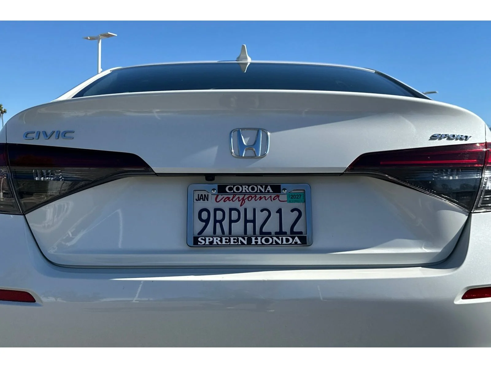 Used 2025 Platinum White Pearl Honda Sport image 46