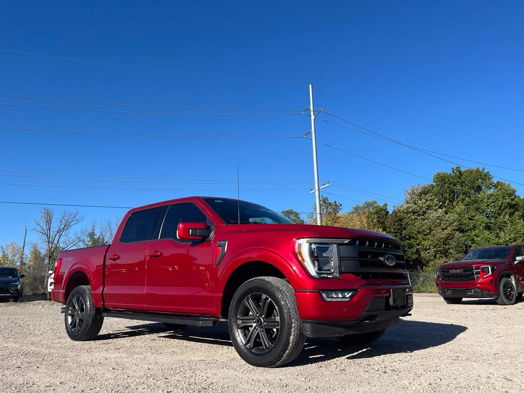 Used 2023 Red Metallic Ford Lariat image 5