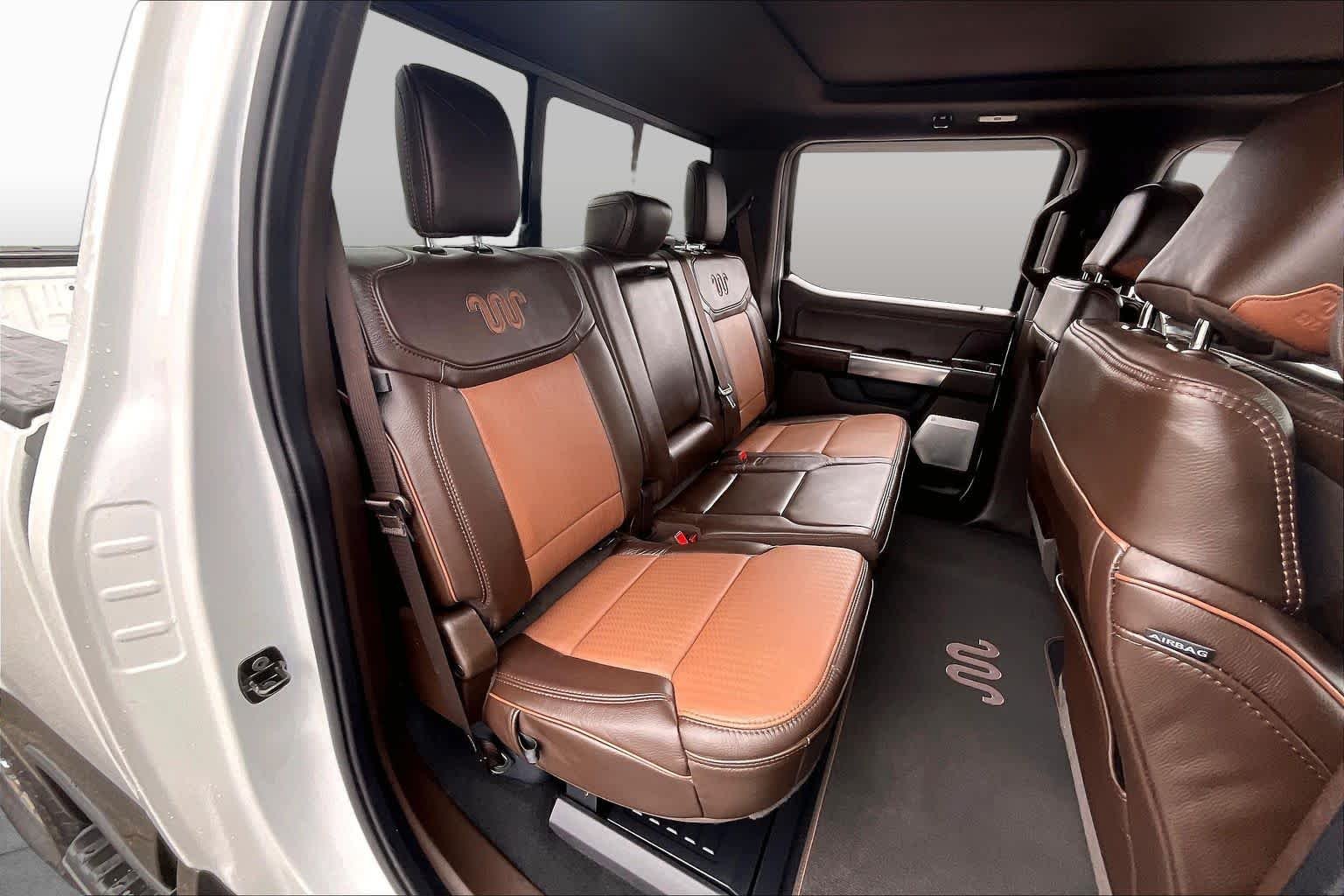 Used 2024 Star White Metallic Tri-Coat/Darkened Bronze Ford King Ranch image 20