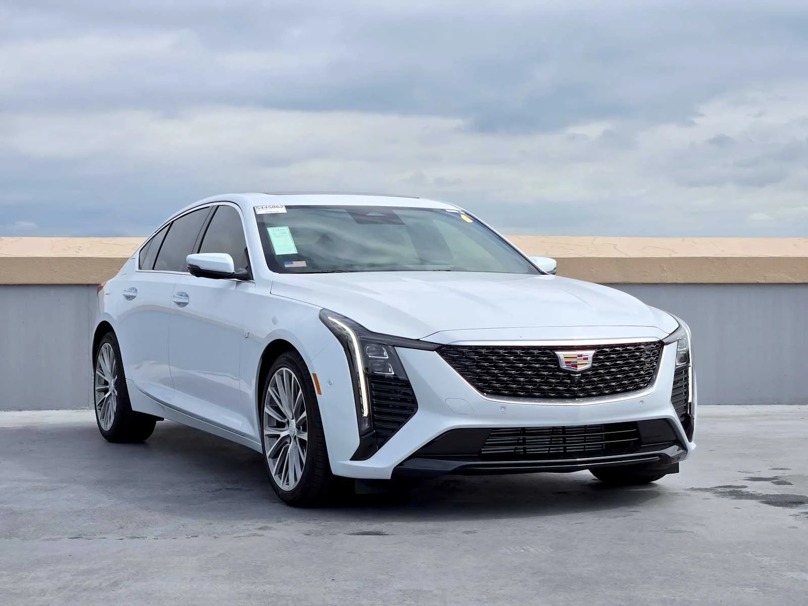 New 2026 Vibrant White Tricoat Cadillac Premium Luxury image 2