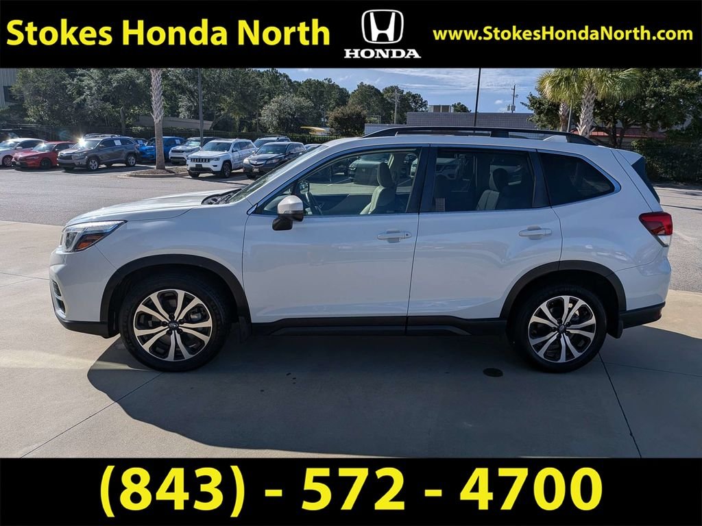 Used 2021 White Subaru Limited image 10