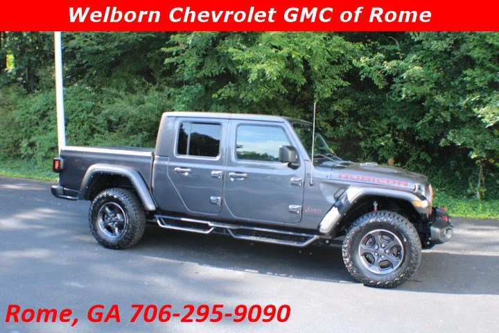 Used 2022 Granite Crystal Metallic Clearcoat Jeep Rubicon image 1