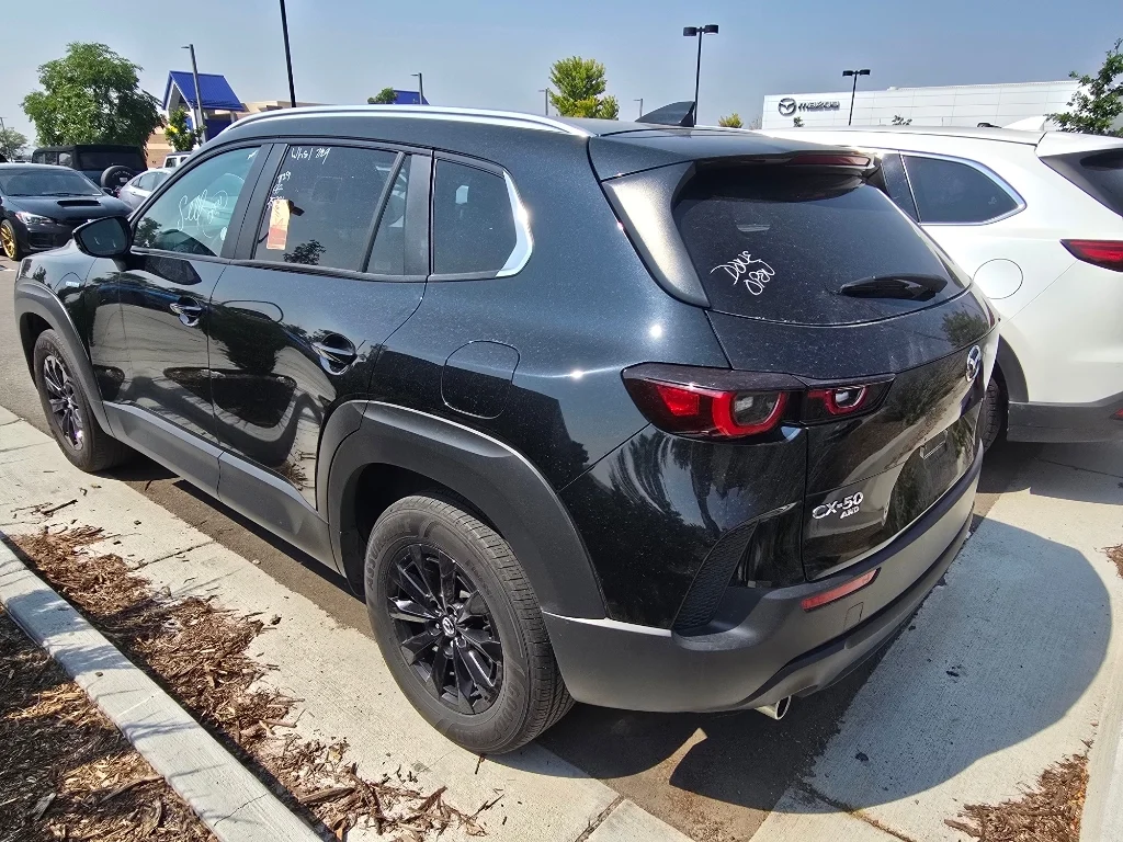 Used 2025 Jet Black Mica Mazda Preferred Package image 3