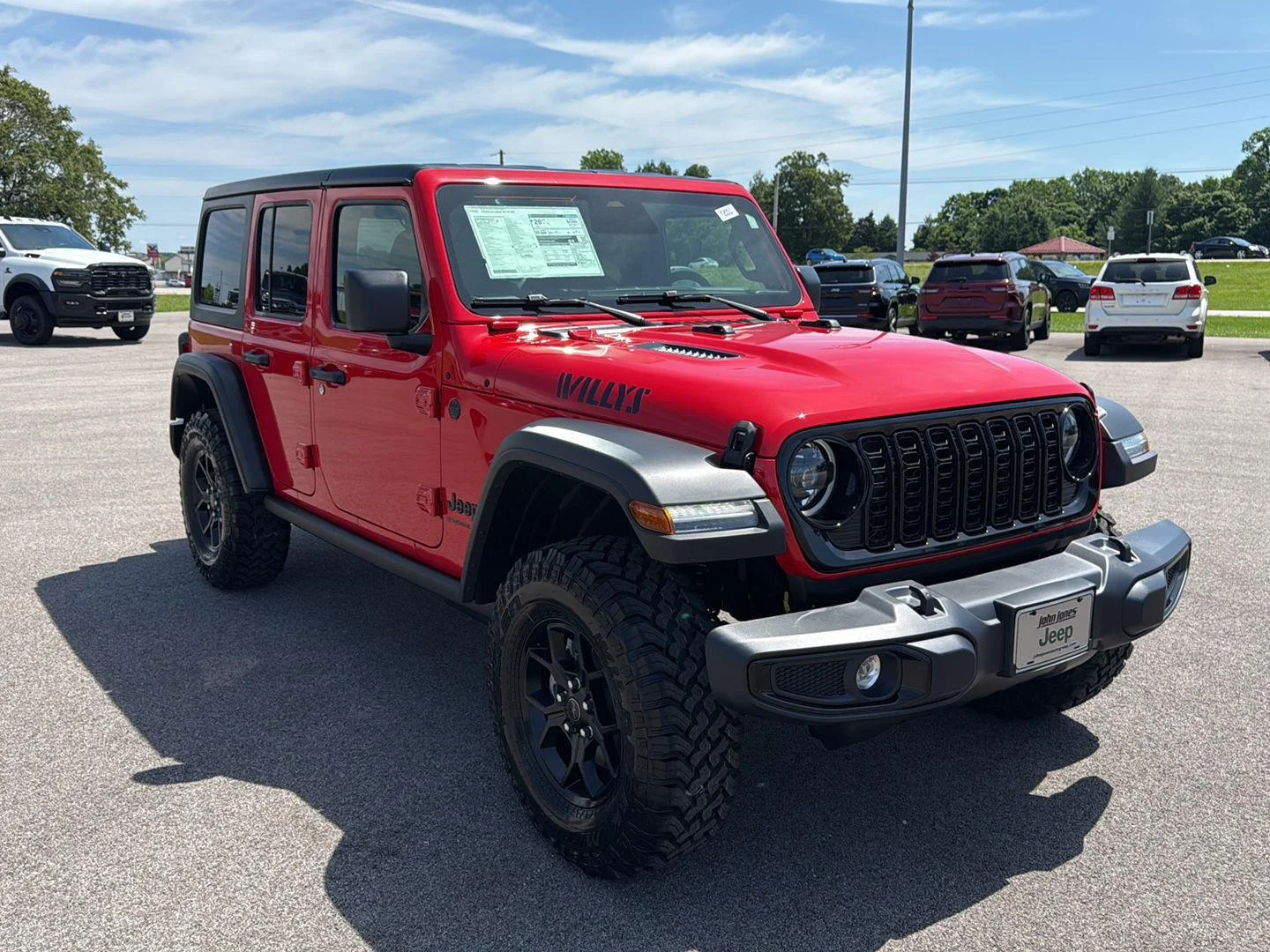 New 2026 Firecracker Red Clearcoat Jeep Willys image 2