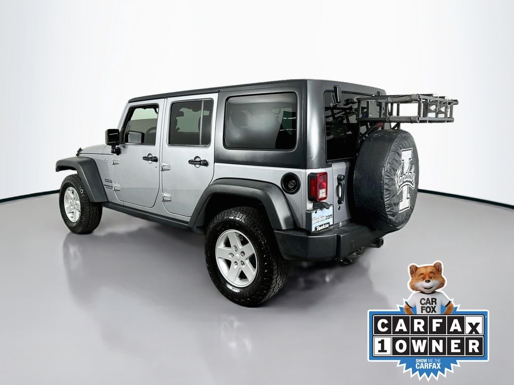 Used 2017 Billet Silver Metallic Clearcoat Jeep Unlimited Sport S image 6
