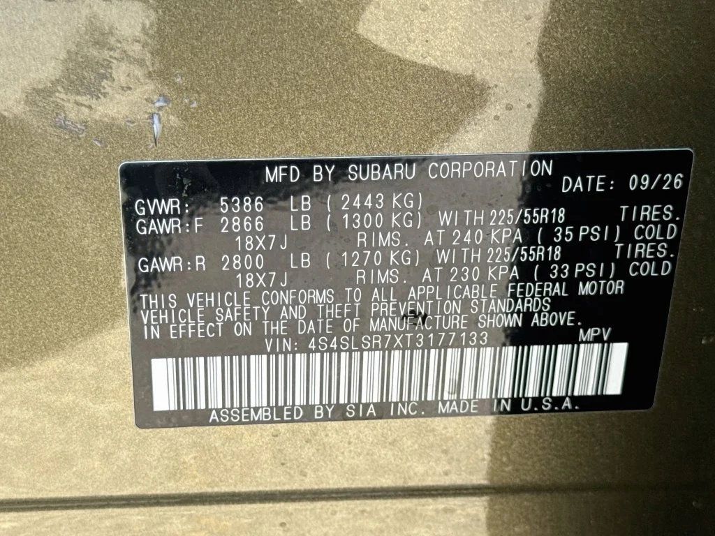 New 2026 Green Subaru Limited Hybrid image 43