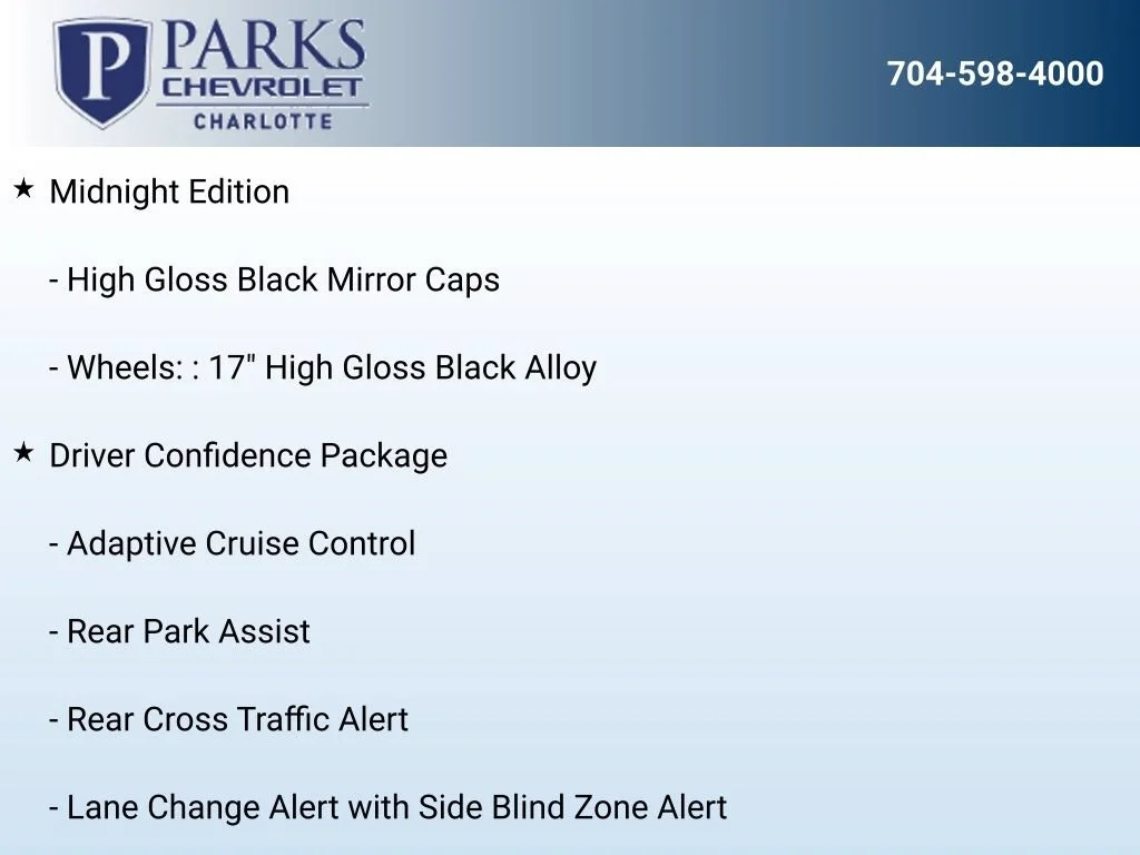 New 2026 Mosaic Black Metallic Chevrolet LT image 14