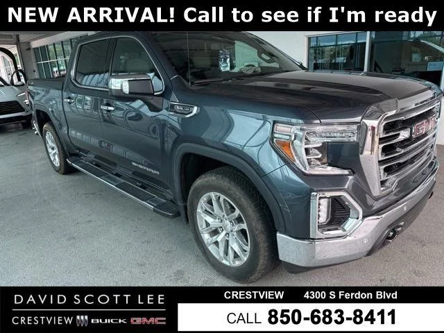 Used 2021 DARK SKY METALLIC GMC SLT image 1